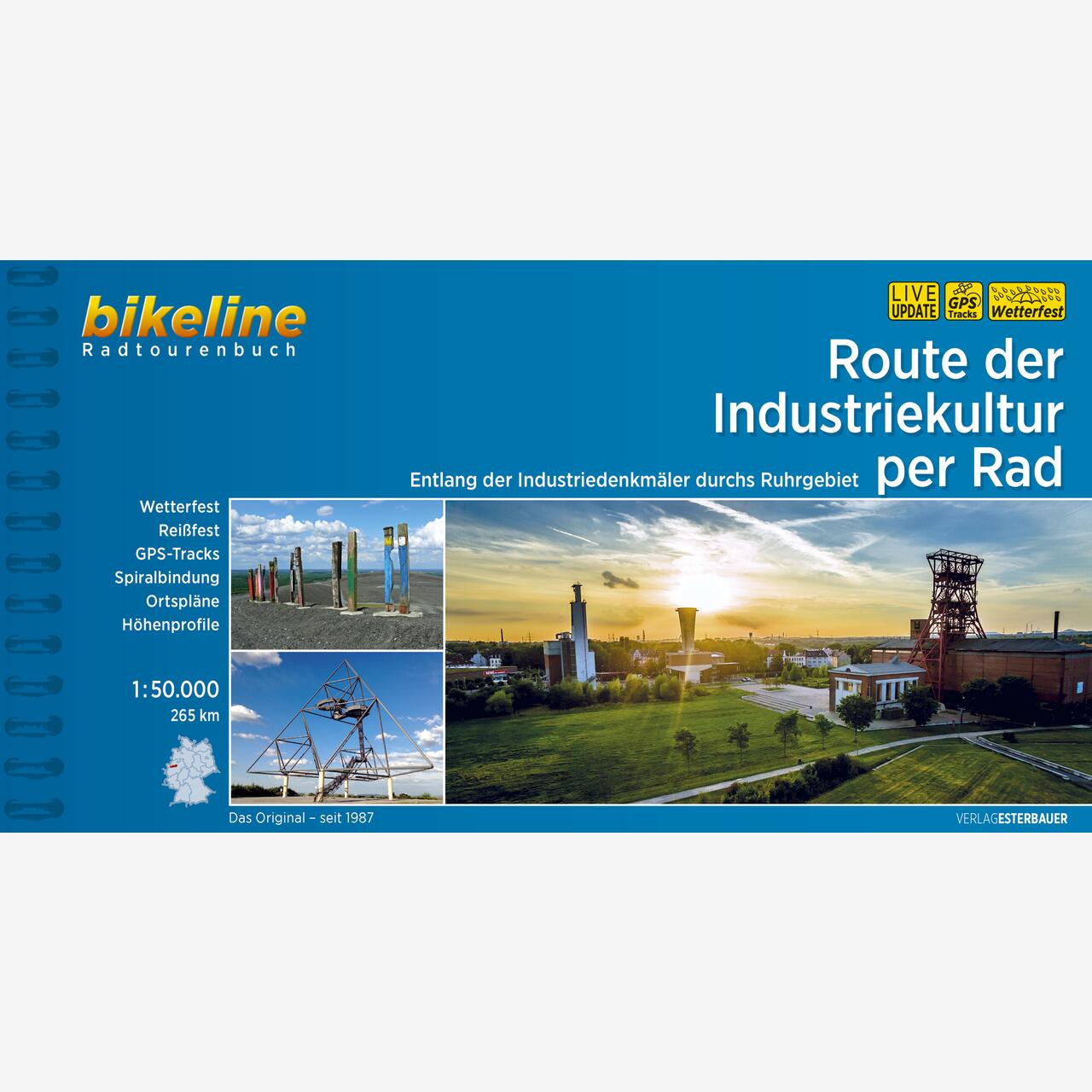 bikeline Radtourenbuch Route der Industriekultur per Rad