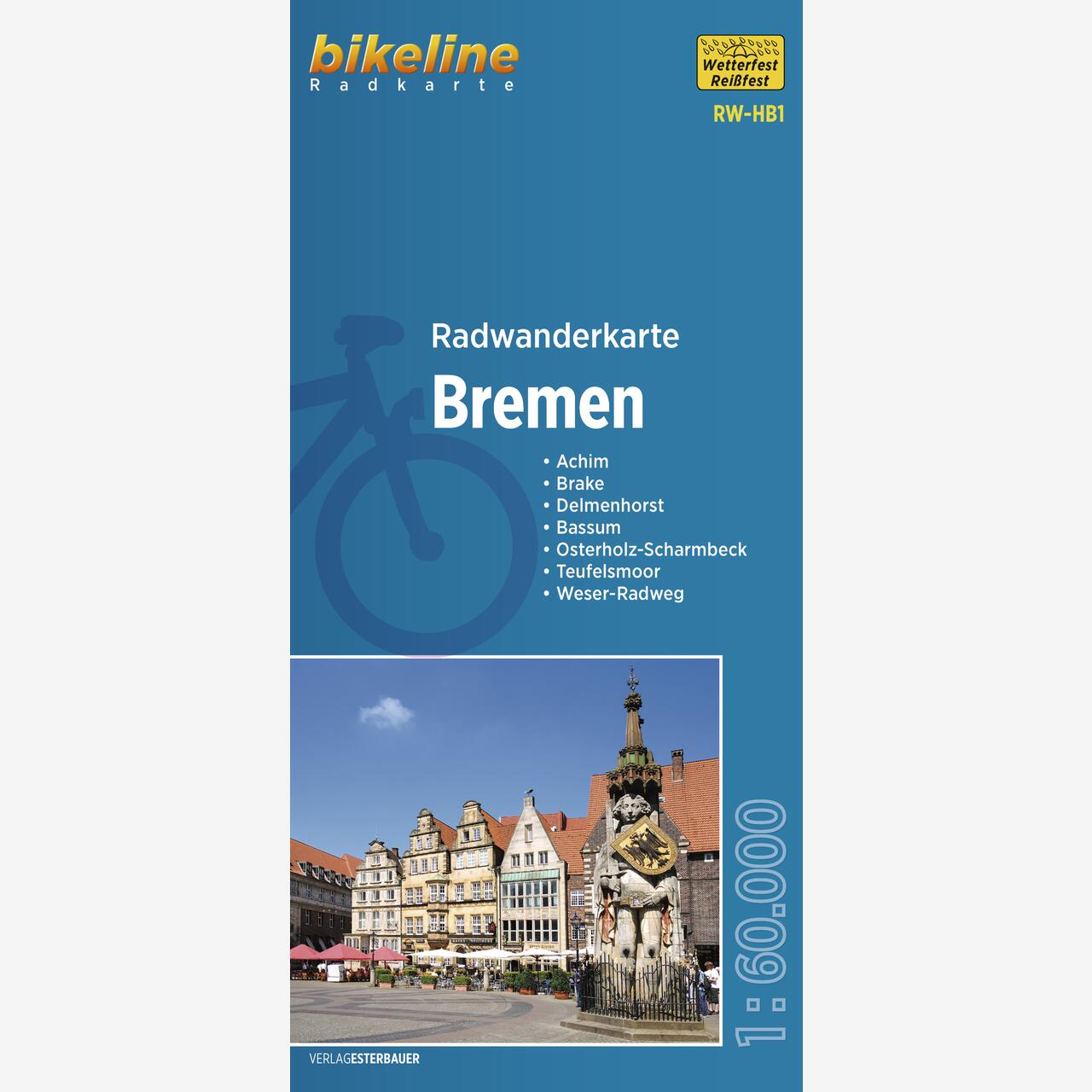 bikeline Radwanderkarte Radwanderkarte Bremen