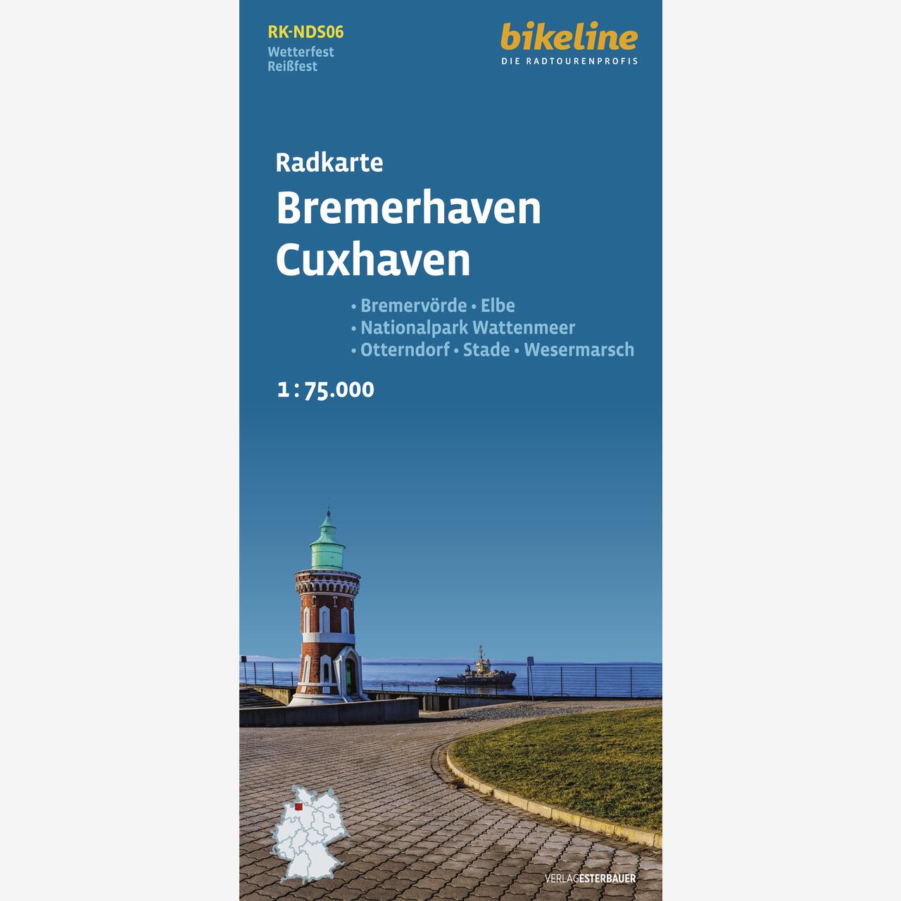 bikeline Radkarte Radkarte Bremerhaven