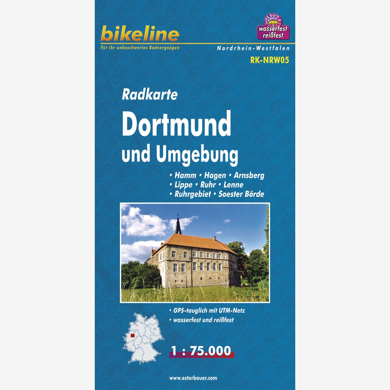 bikeline Radkarte Radkarte Dortmund und Umgebung