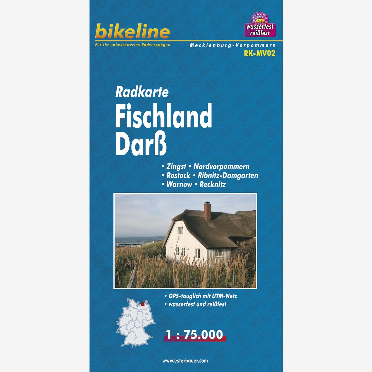 bikeline Radkarte Radkarte Fischland