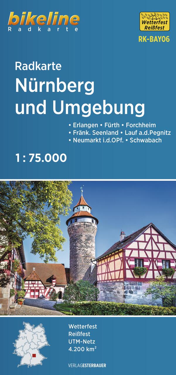 Foto vom Radkarte Nürnberg und Umgebung Foto vom Radkarte Nürnberg und Umgebung