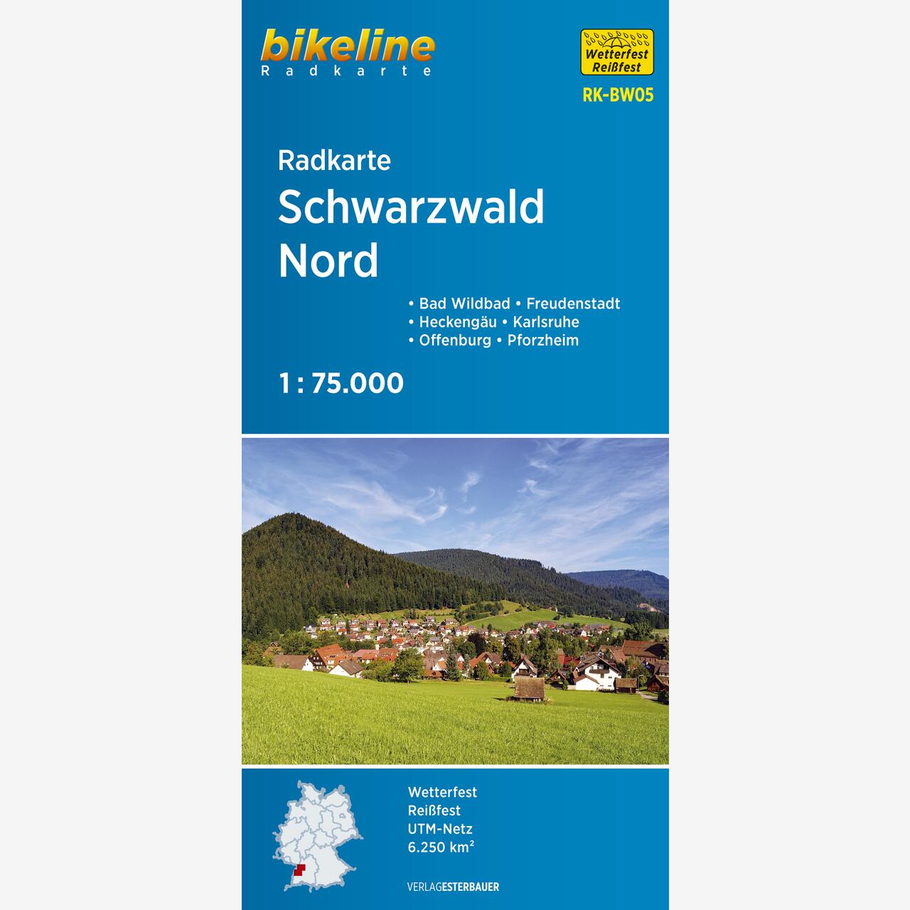 bikeline Radkarte Radkarte Schwarzwald Nord