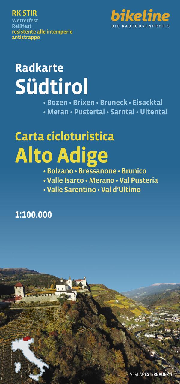 Foto vom Radkarte Südtirol Foto vom Radkarte Südtirol