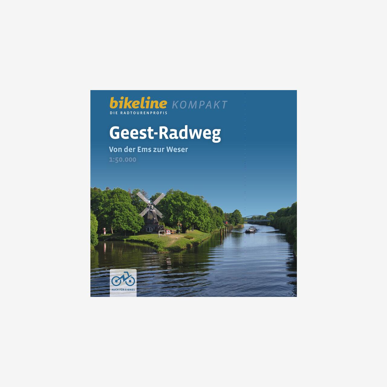 bikeline Radtourenbuch kompakt Geest-Radweg