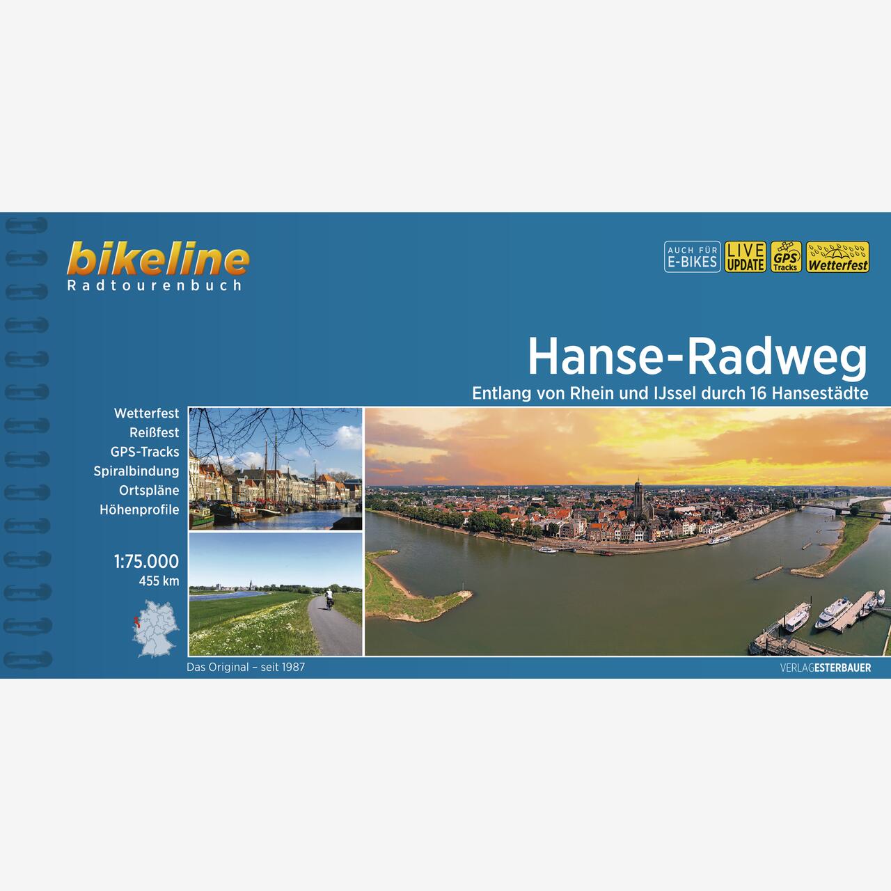 bikeline Radtourenbuch Hanse-Radweg