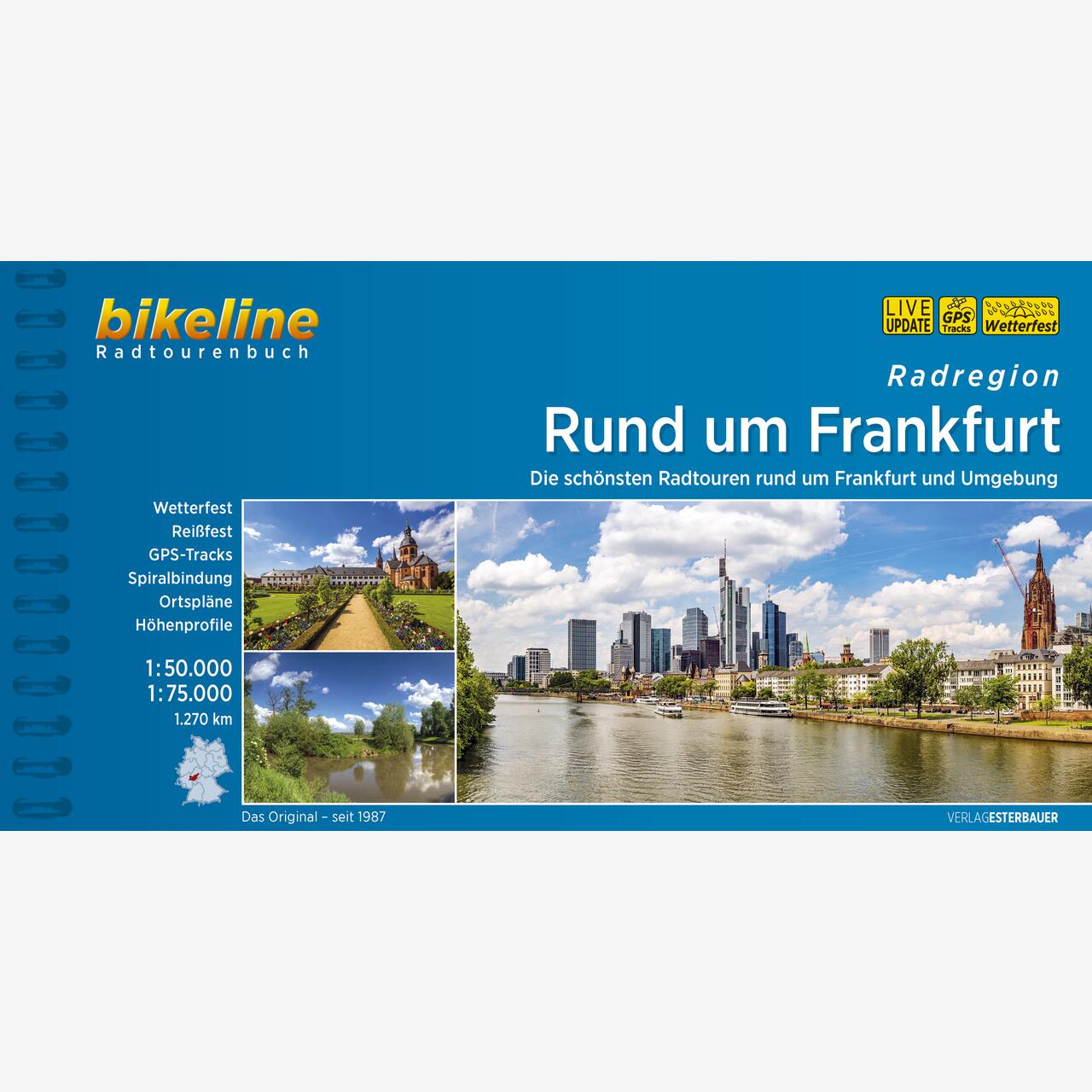 bikeline Radtourenbuch Radregion Rund um Frankfurt