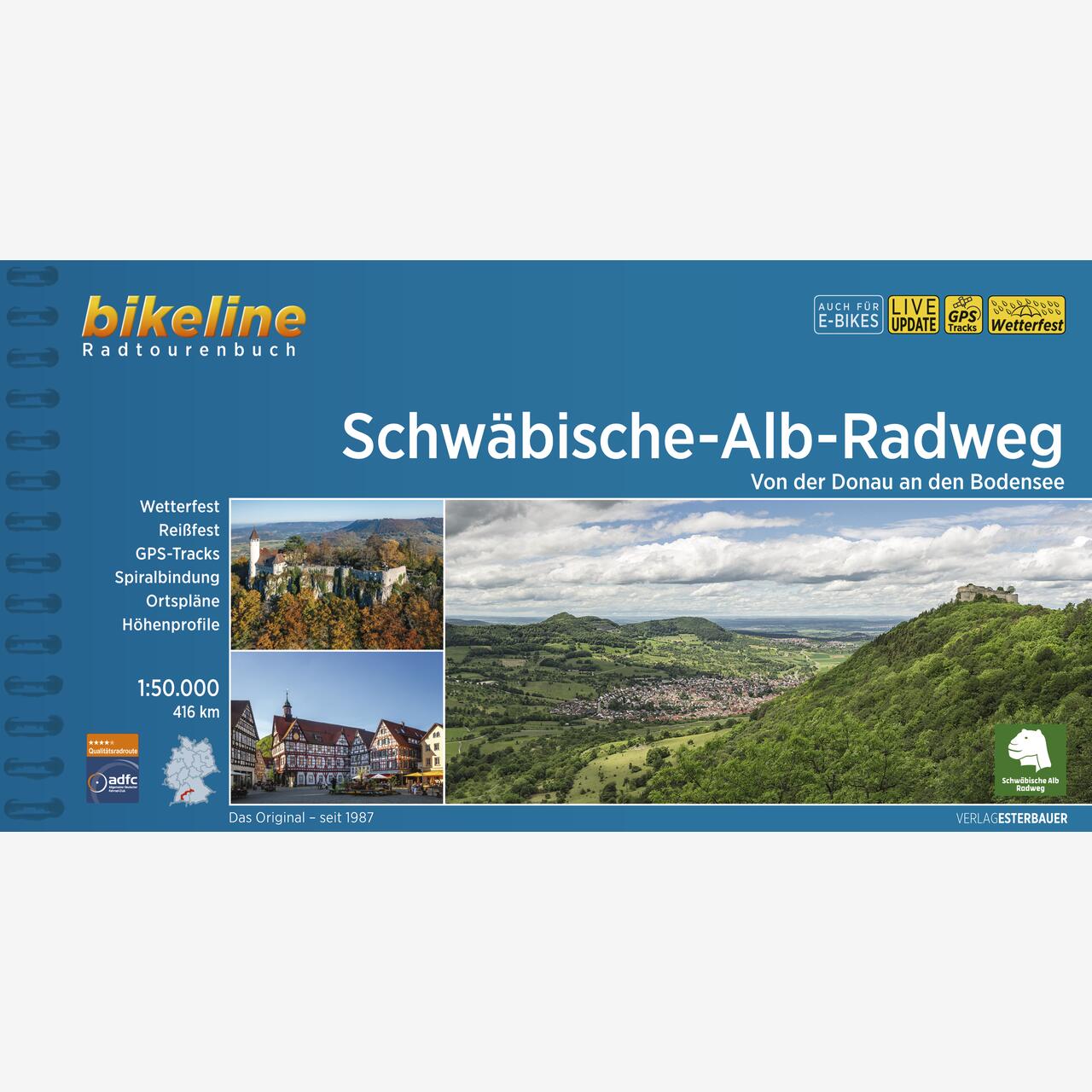 bikeline Radtourenbuch Schwäbische Alb Radweg
