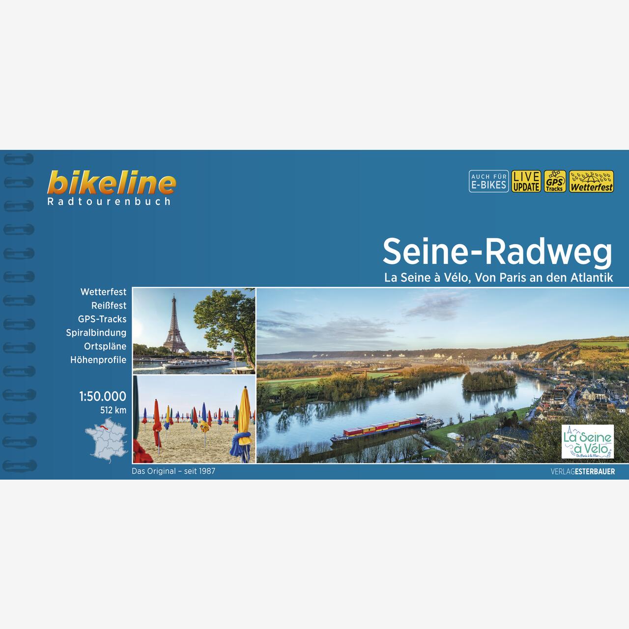 bikeline Radtourenbuch Seine-Radweg