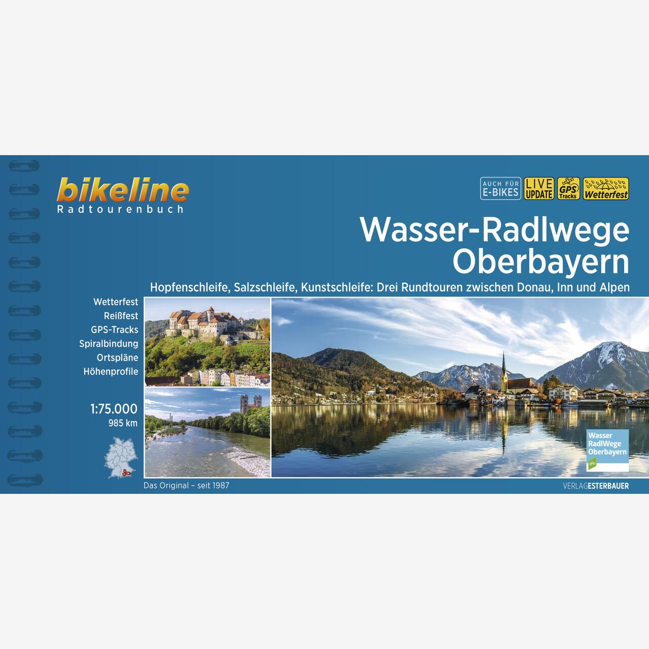 bikeline Radtourenbuch Wasser-Radlwege Oberbayern