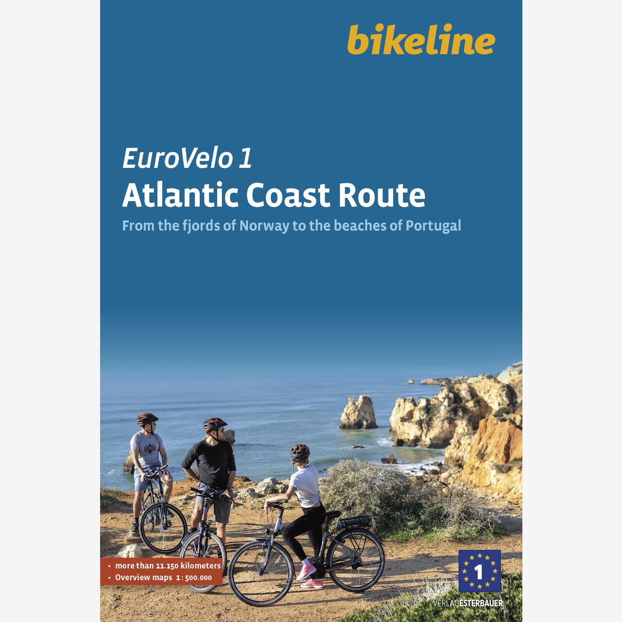 bikeline Panorama Übersichtswerk Eurovelo 1 Atlantic Coast Route (E)