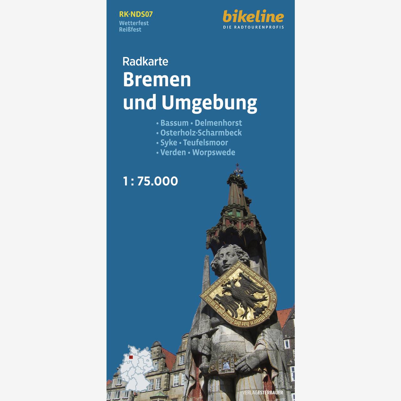 bikeline Radkarte Radkarte Bremen und Umgebung