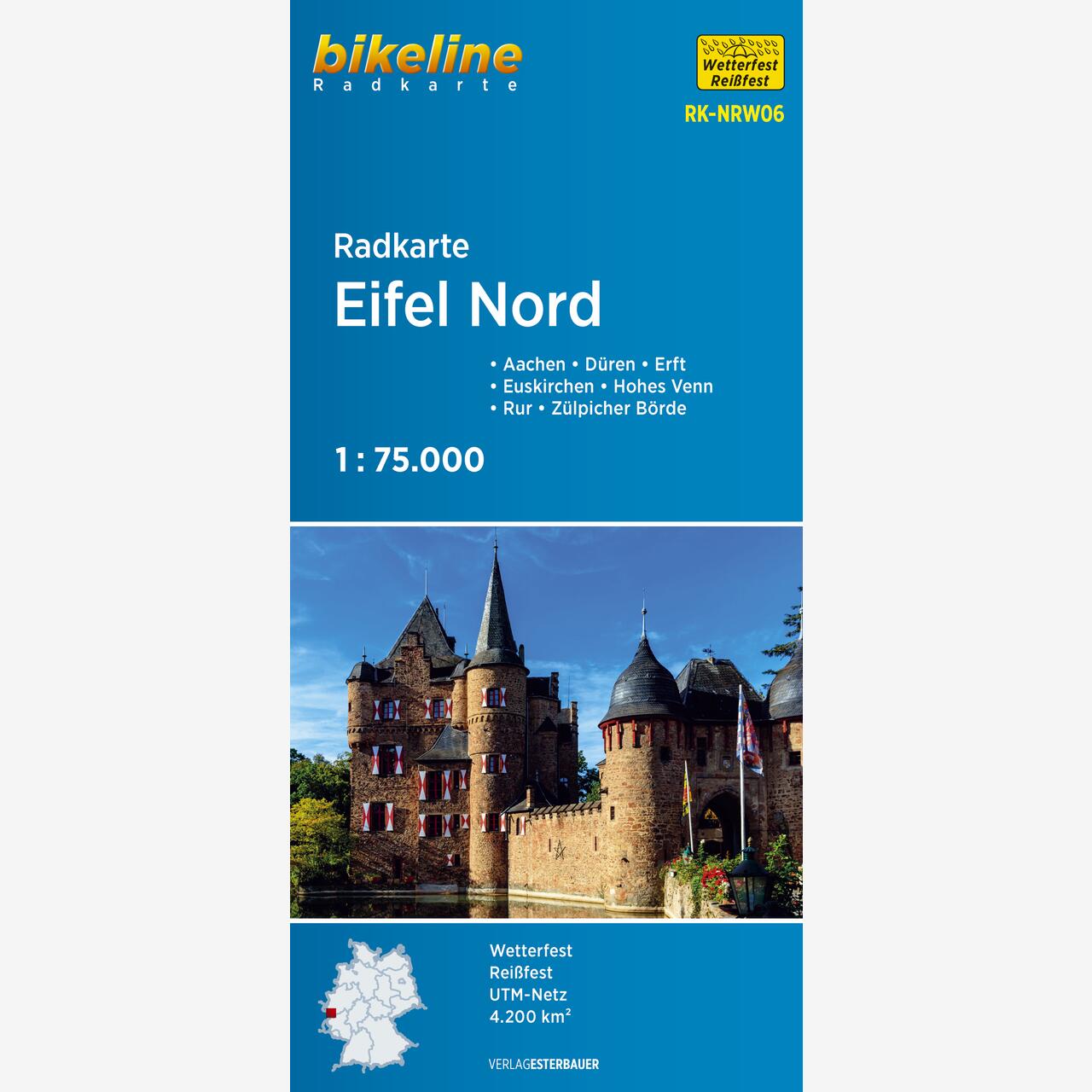 bikeline Radkarte Radkarte Eifel Nord