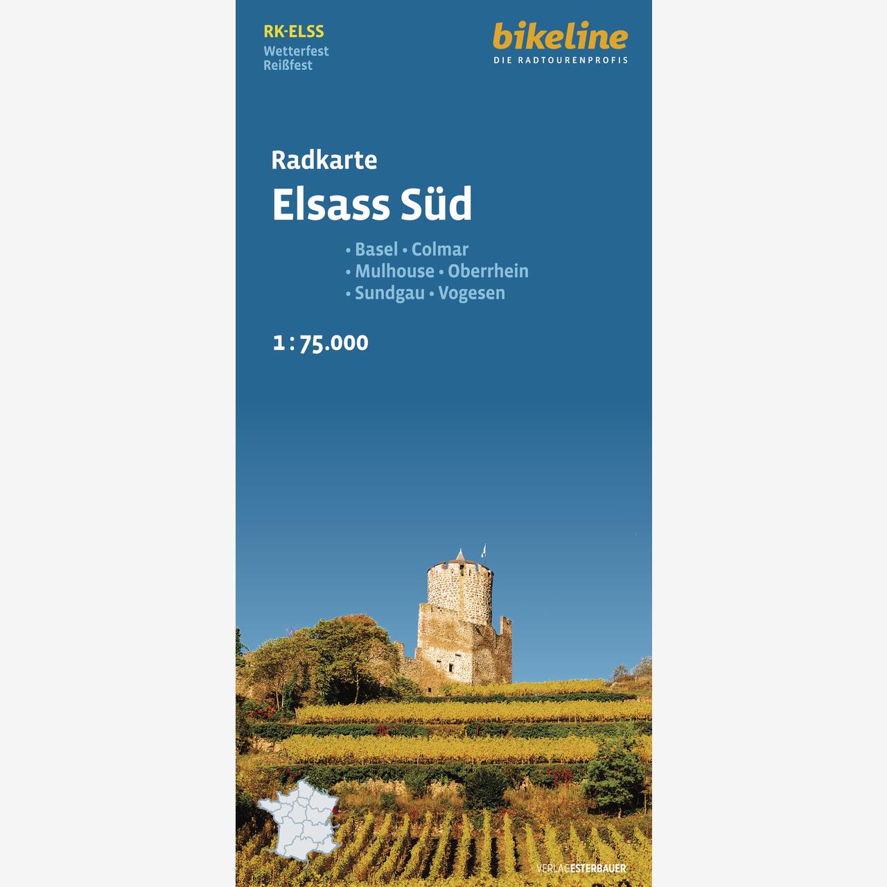 bikeline Radkarte Radkarte Elsass Süd