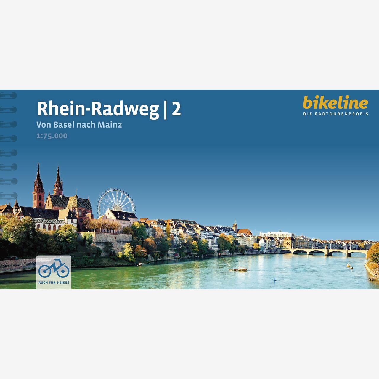 bikeline Radtourenbuch Rhein-Radweg 2