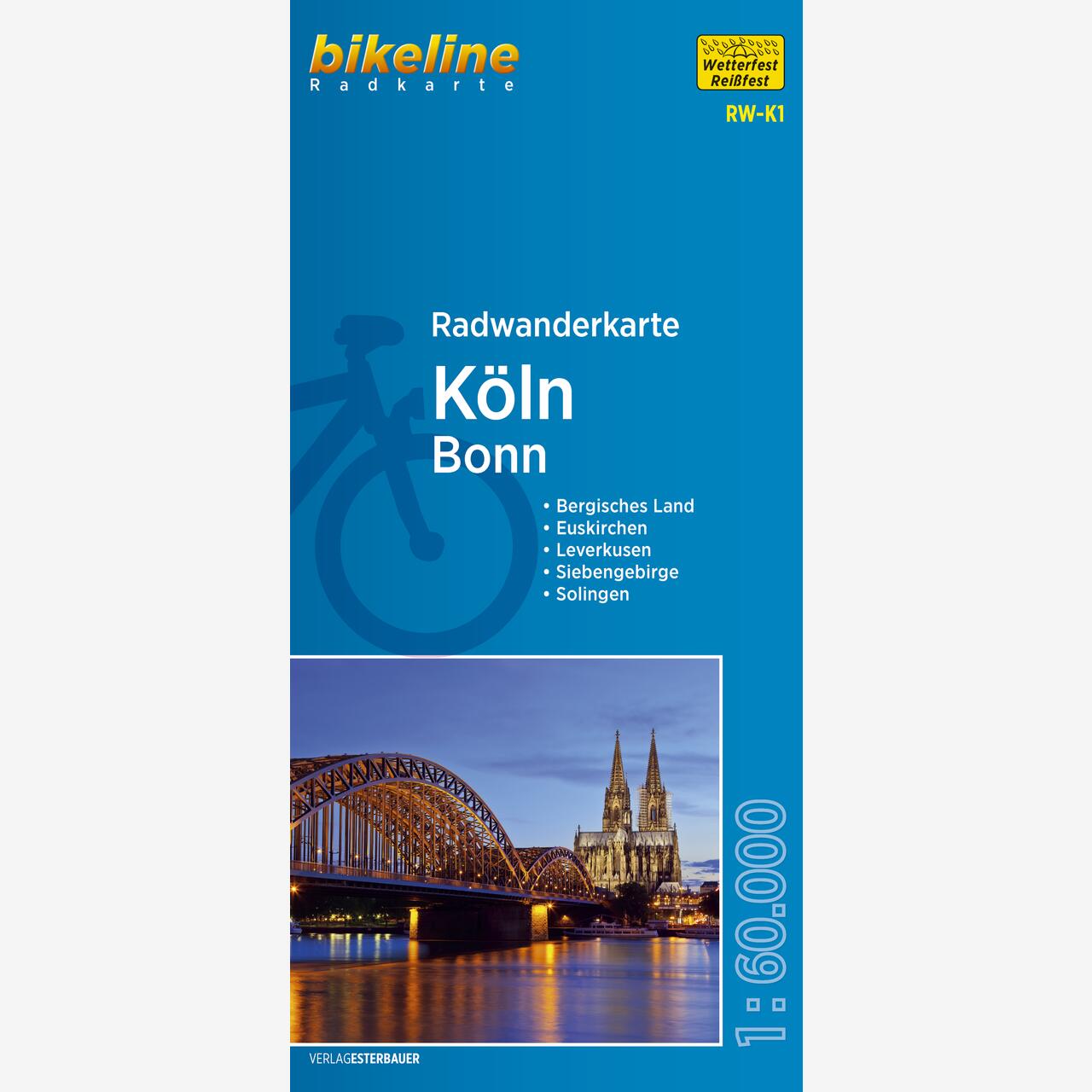 bikeline Radwanderkarte Radwanderkarte Köln