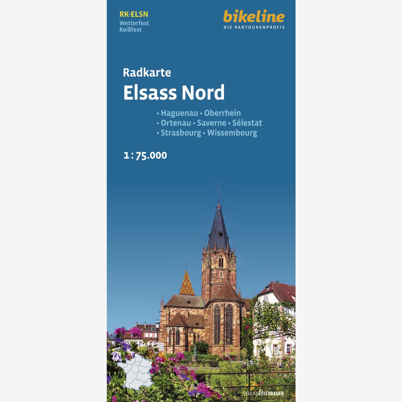 bikeline Radkarte Radkarte Elsass Nord