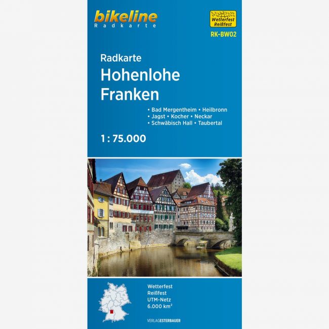 bikeline Radkarte Radkarte Hohenlohe