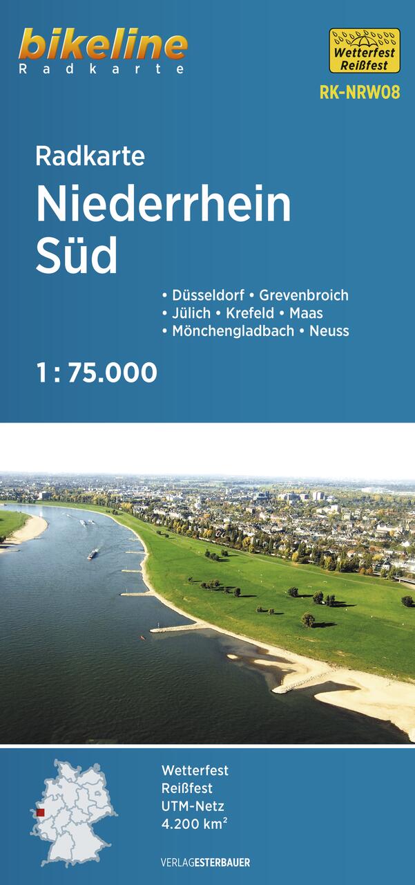 Foto vom Radkarte Niederrhein Süd Foto vom Radkarte Niederrhein Süd