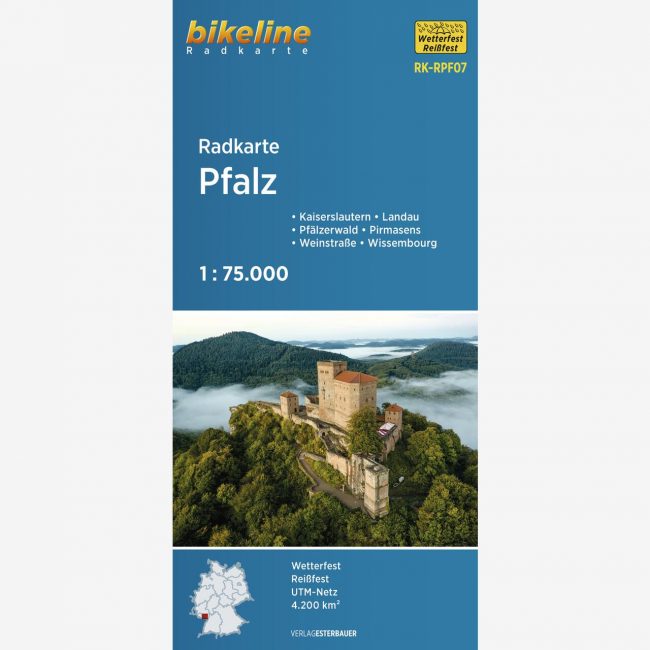 bikeline Radkarte Radkarte Pfalz