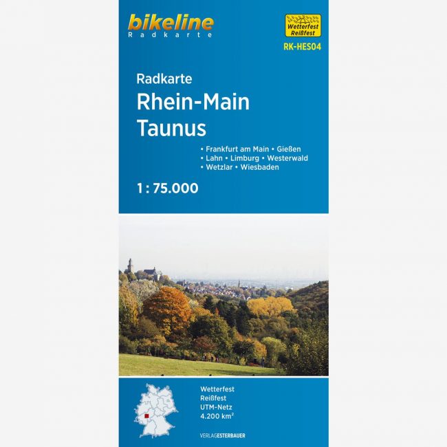 bikeline Radkarte Radkarte Rhein-Main