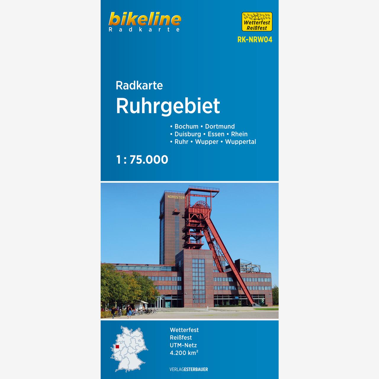 bikeline Radkarte Radkarte Ruhrgebiet