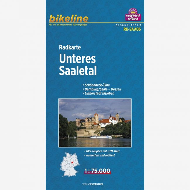 bikeline Radkarte Radkarte Unteres Saaletal