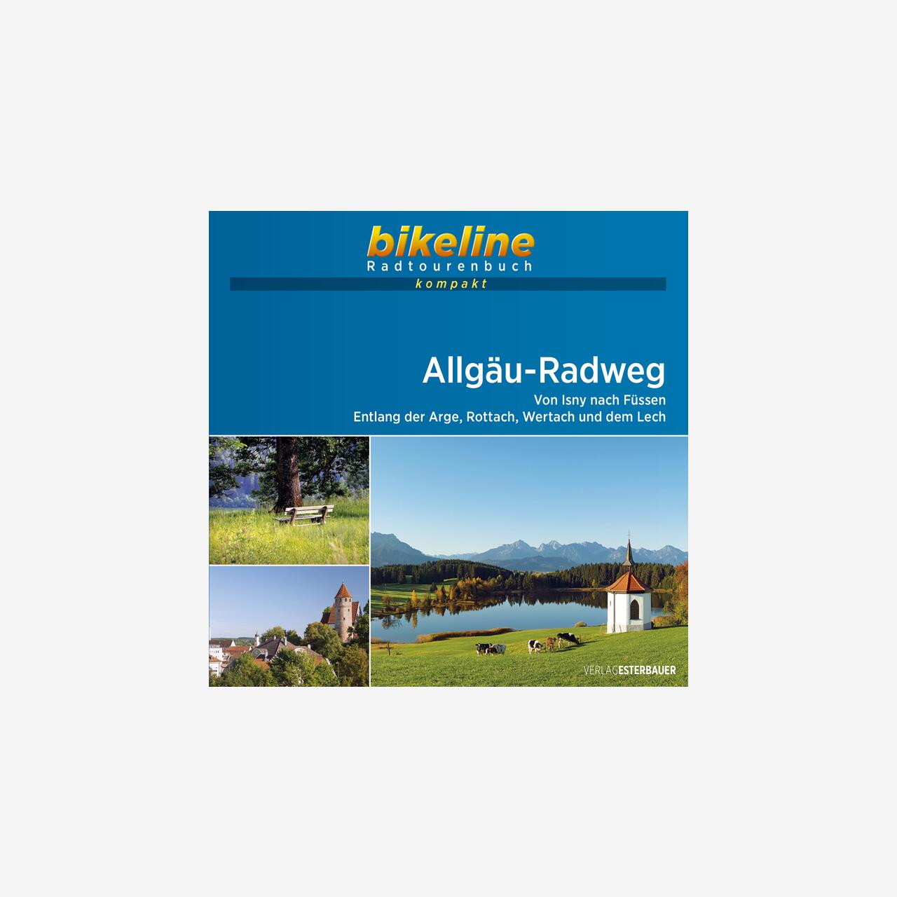 bikeline Radtourenbuch kompakt Allgäu-Radweg