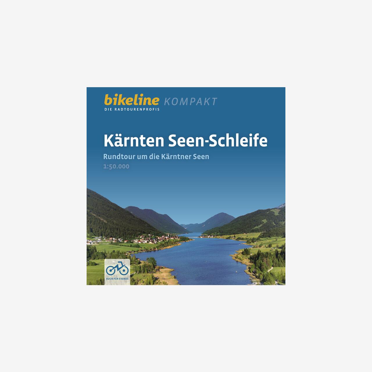 bikeline Radtourenbuch kompakt Kärnten Seen-Schleife