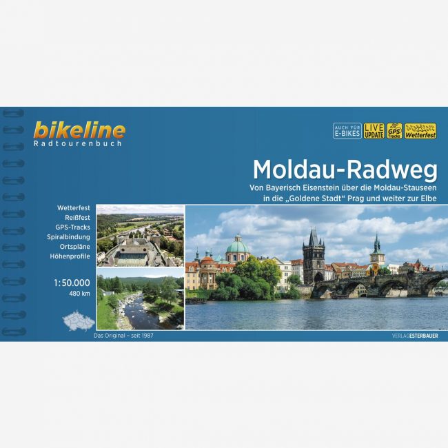 bikeline Radtourenbuch Moldau-Radweg
