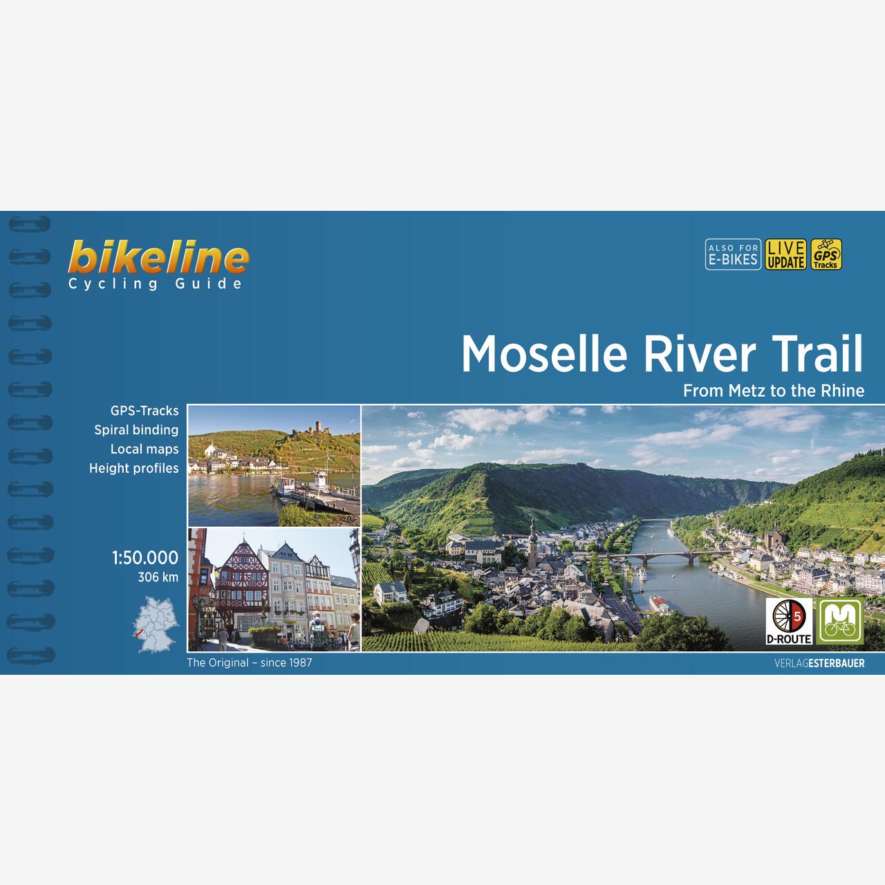 bikeline Radtourenbuch Moselle River Trail (E)