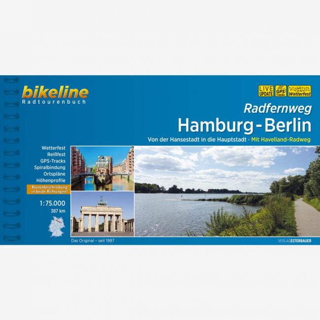 bikeline Radtourenbuch Radfernweg Hamburg-Berlin