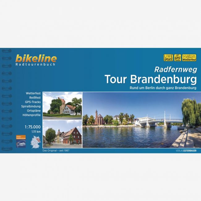 bikeline Radtourenbuch Radfernweg Tour Brandenburg
