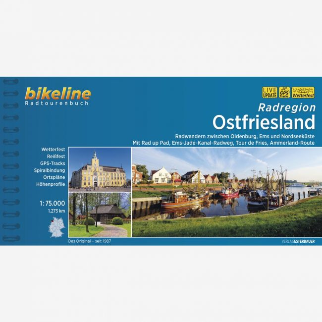 bikeline Radtourenbuch Radregion Ostfriesland