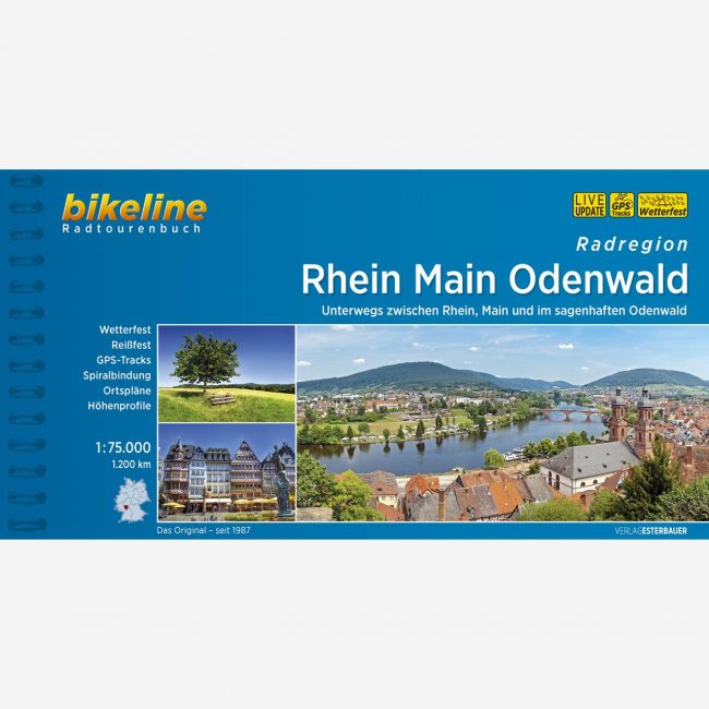 bikeline Radtourenbuch Radregion Rhein Main Odenwald