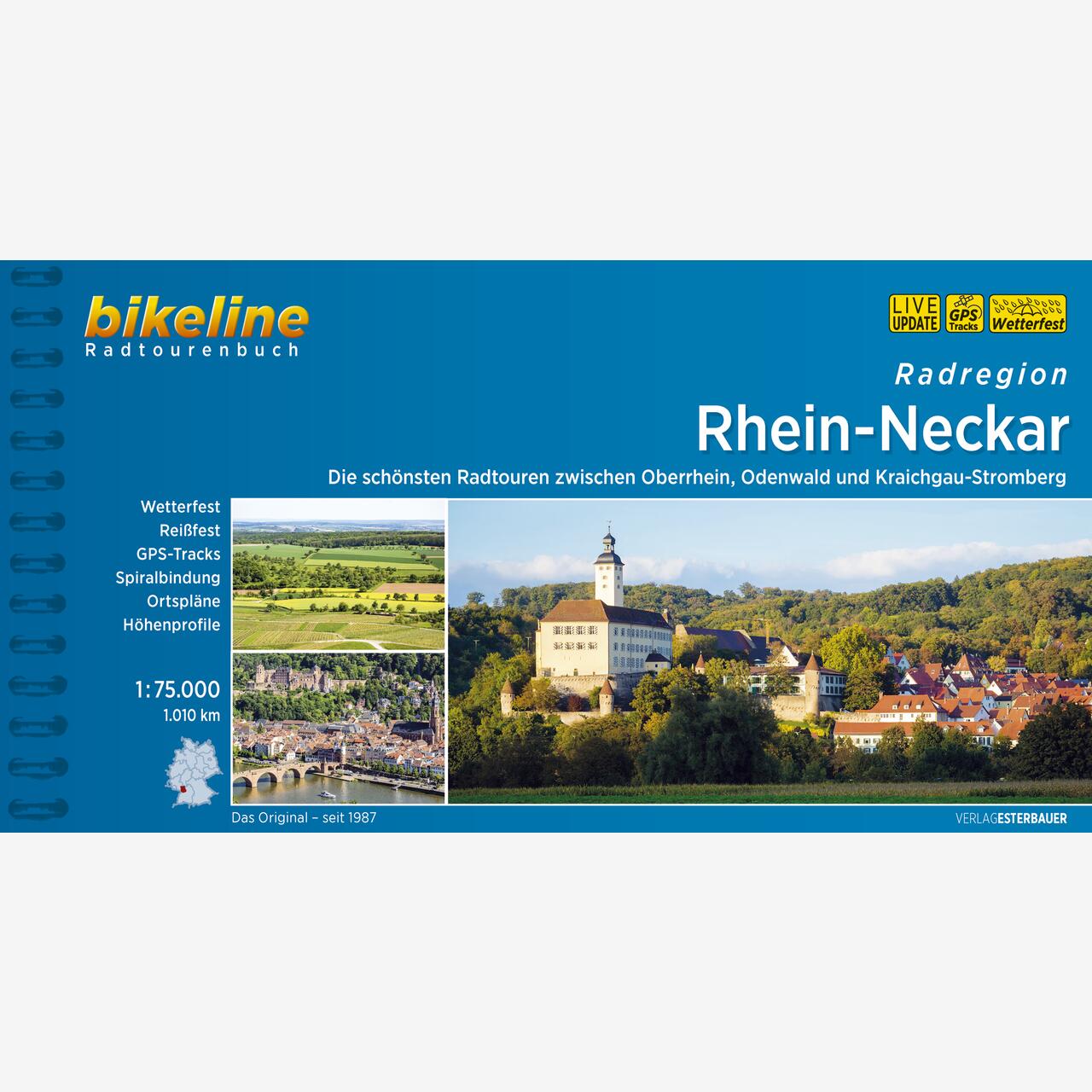 bikeline Radtourenbuch Radregion Rhein-Neckar
