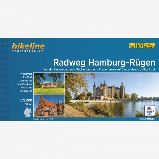bikeline Radtourenbuch Radweg Hamburg-Rügen