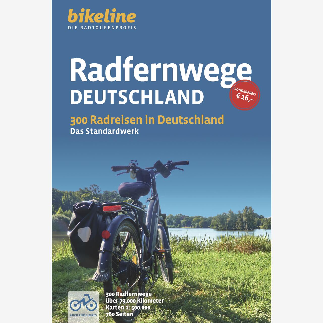 bikeline Panorama Übersichtswerk Radfernwege Deutschland