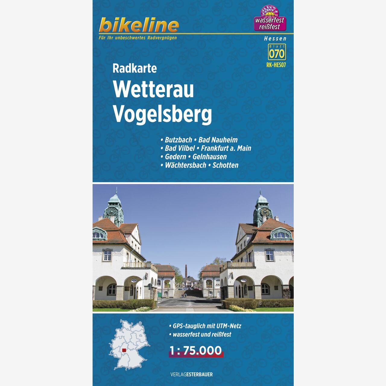 bikeline Radkarte Radkarte Wetterau