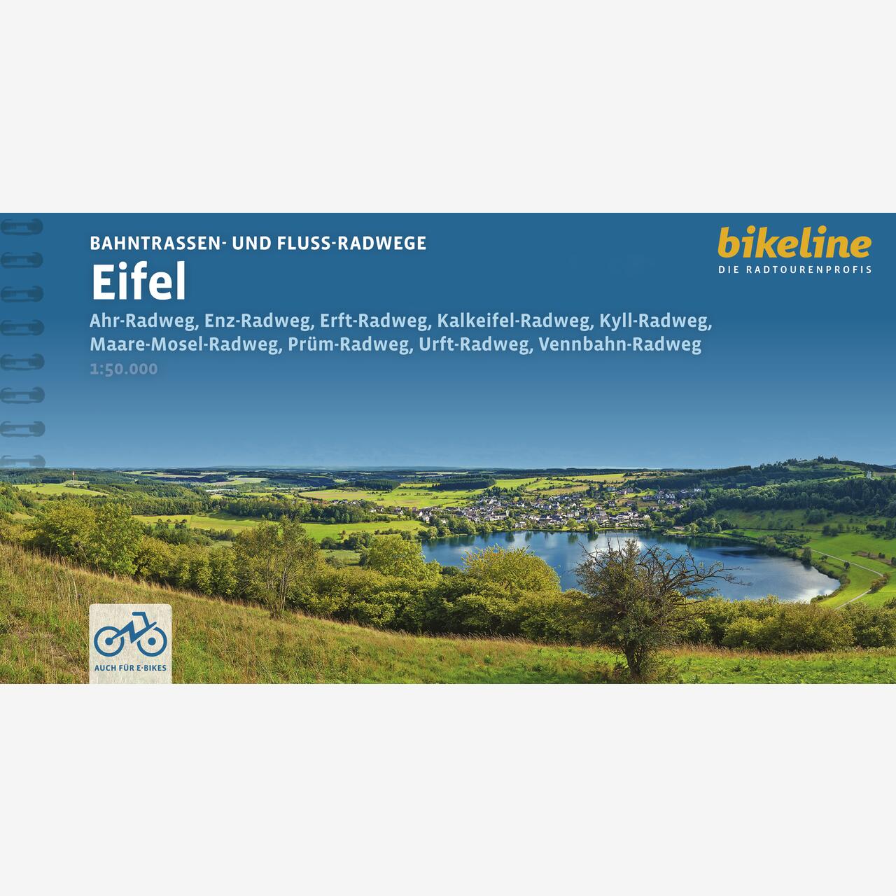 bikeline Radtourenbuch Bahntrassen- und Fluss-Radwege Eifel