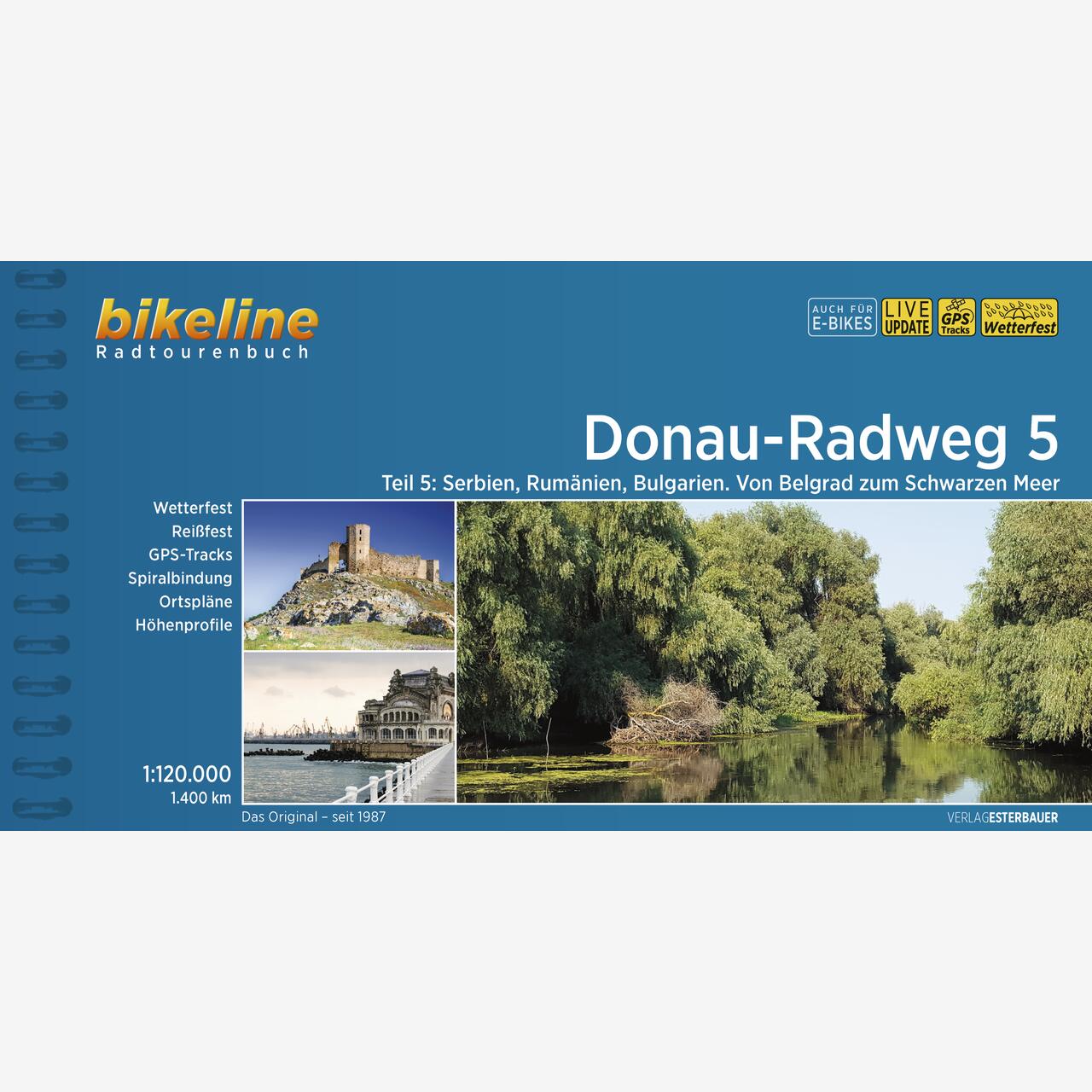 bikeline Radtourenbuch Donau-Radweg 5