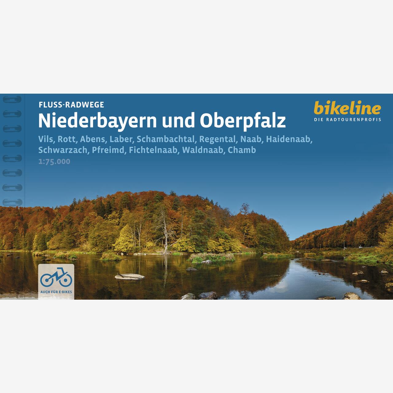 bikeline Radtourenbuch Fluss-Radwege Niederbayern und Oberpfalz
