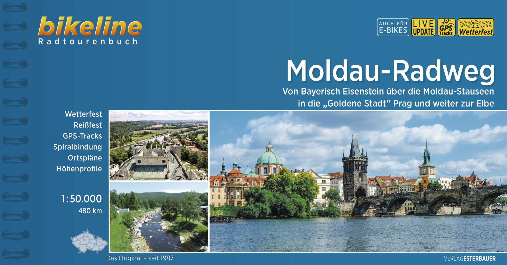 Foto vom Moldau-Radweg